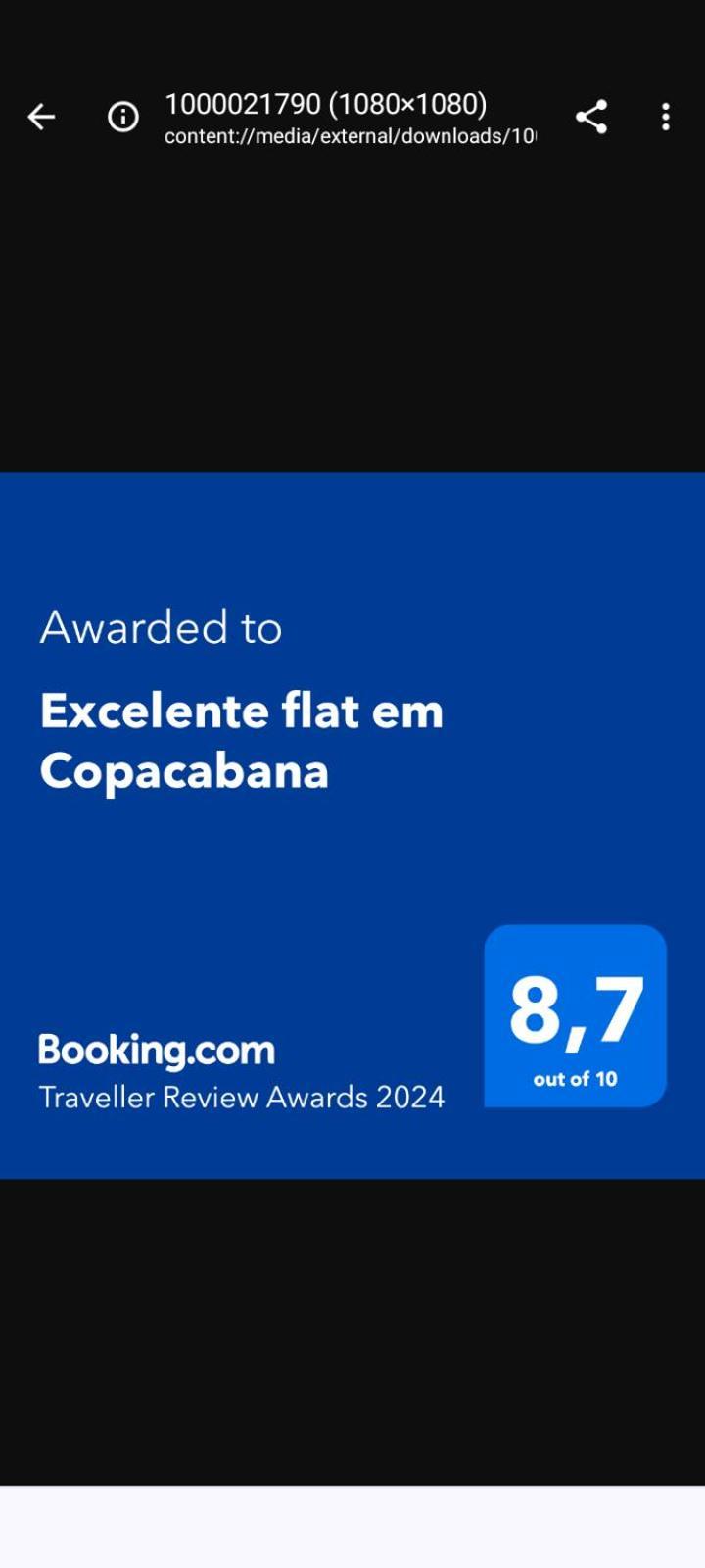 Excelente Flat Em Copacabana Ρίο ντε Τζανέιρο Εξωτερικό φωτογραφία